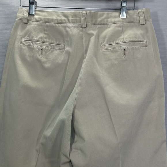 J Crew Pants Mens 33 Cotton Chino Beige Cotton Flat Front  Pockets - Picture 7 of 9